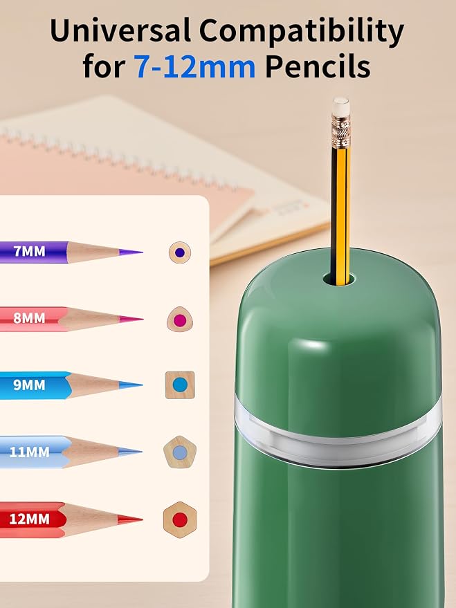 JARLINK Automatic Electric Pencil Sharpener - Image 4