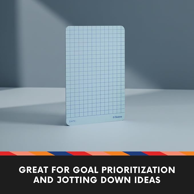 Notsu Graph Grid Colored Note Cards 3x5 inch, 40 ct | Graphing Vertical Color - Image 5