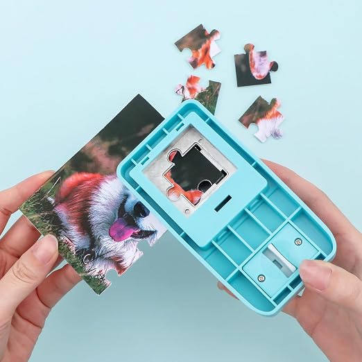 Puzzle Punch, 1 x 1 inch Mini Puzzle Maker, Portable Puzzles Pieces Puching - Image 3