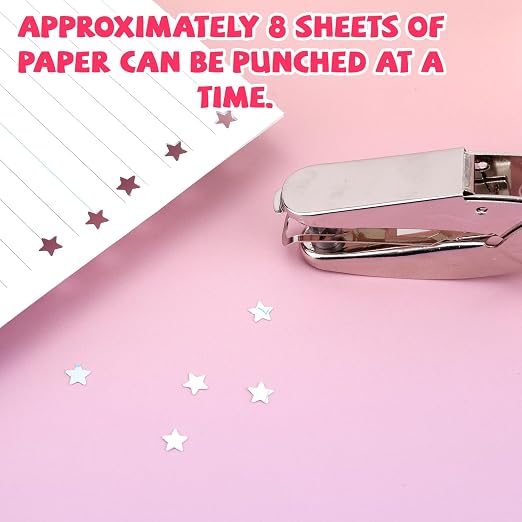 AIEX 5mm Diameter Star Single Hole Punch, Handheld Paper Puncher - Image 6