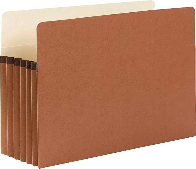 Smead File Pocket, Straight-Cut Tab, 5-1/4" Expansion, Legal Size, 10 per Box - Image 2