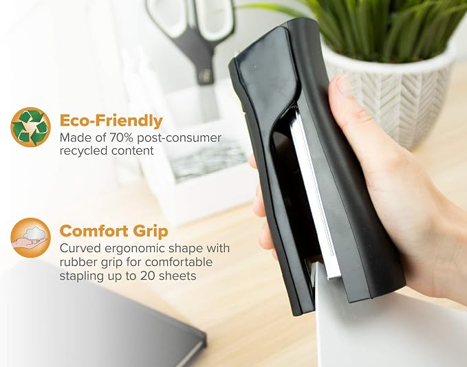 Bostitch Office Eco-Friendly Dynamo 4 in 1 Standup Stapler, Includes 420 Staples - Image 7