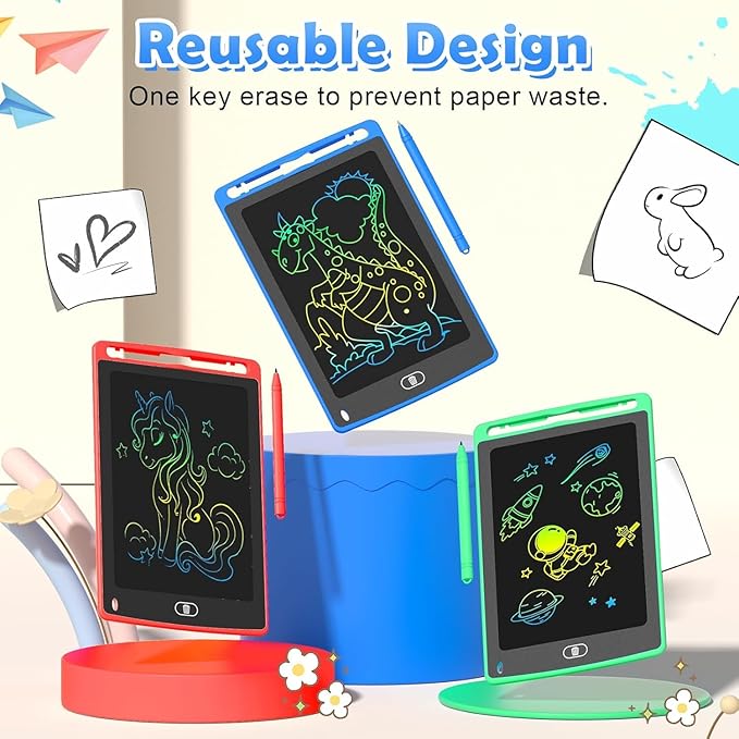 Party Favor 12 Pack LCD Writing Tablet - Image 3