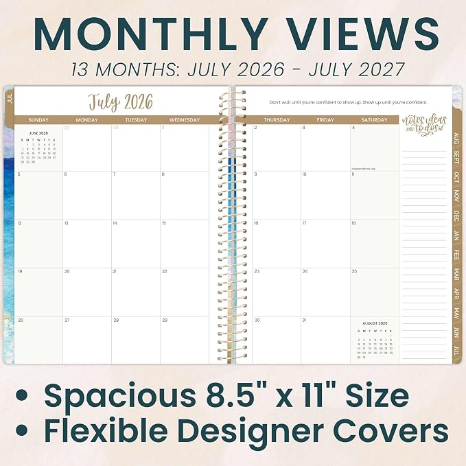 bloom daily planners 2026-2027 Planner 13 Month Academic Year Organizer - Image 3