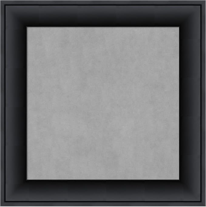 Amanti Art Black Framed Magnetic Board 15x15 X-Small Vision Board by AmantiArt