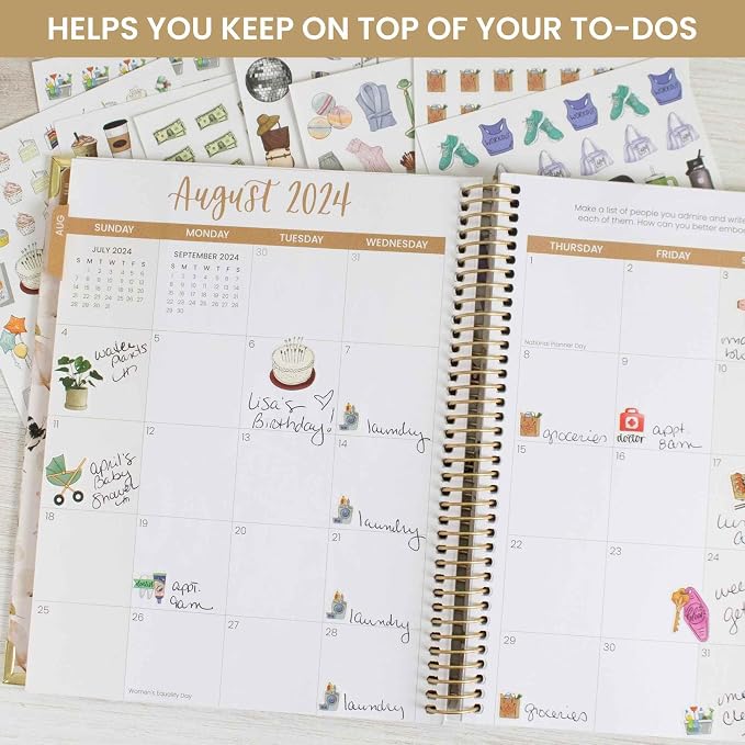bloom daily planners Vintage Hand-Drawn Everyday Essentials Planner Stickers - Image 3