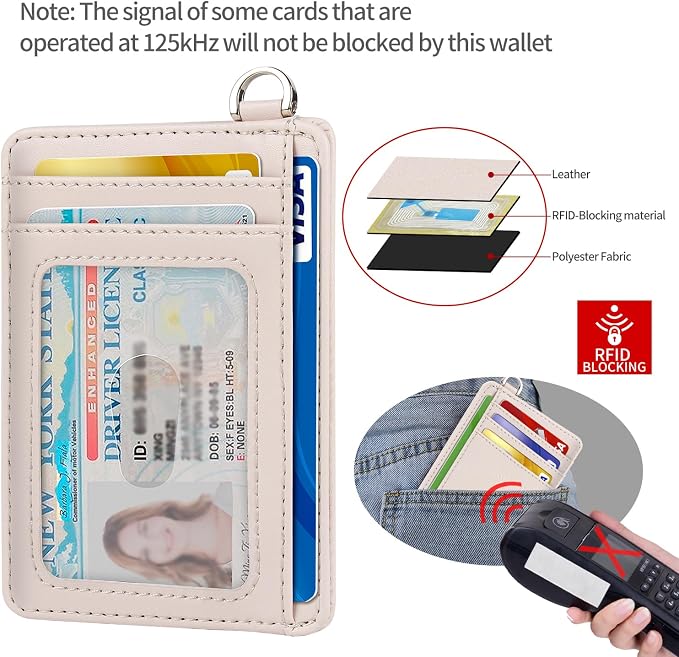 Slim Minimalist Front Pocket Wallet, RFID Blocking Credit Card Holder Wallet - Image 5