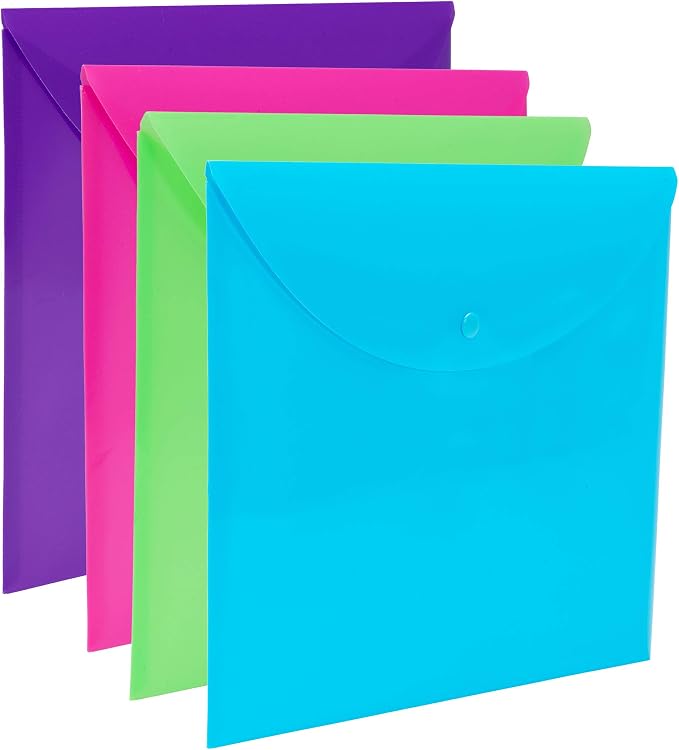 Smead, Poly Envelopes Plastic Folders, File Folders - Image 2