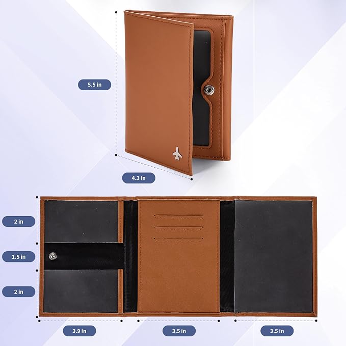 Pilot Wallet Passport Holder for Travel - Image 4