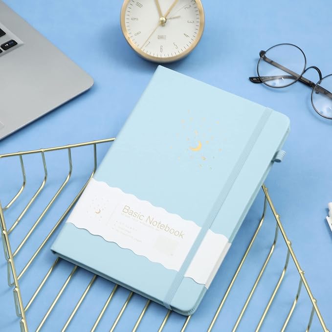 CAGIE Lined Journal Notebook for Work, 196 Pages, Medium 5.7" x 8.3", Hardcover - Image 7
