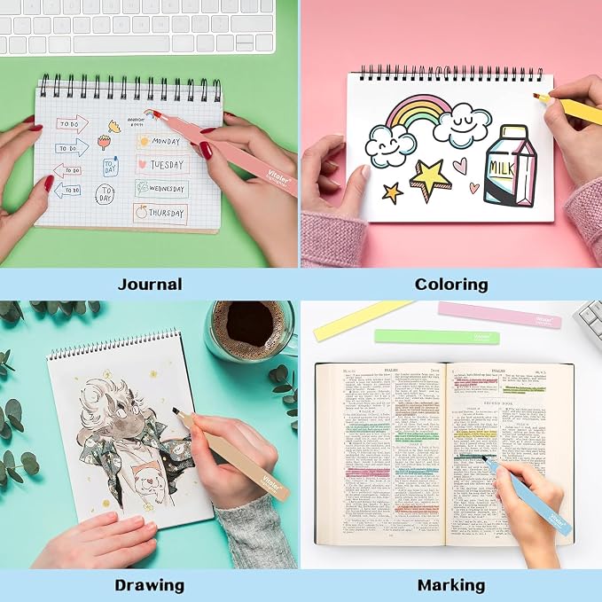 20Pcs Highlighters, Pastel Highlighters Set, Chisel Tip Bible Highlighter - Image 7
