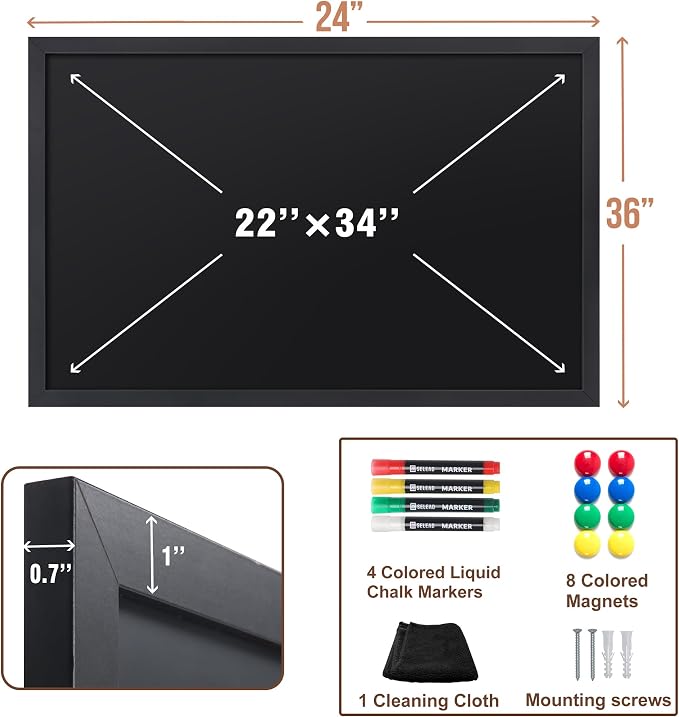 SELEAD Magnetic Chalkboard Words Sign - Image 7