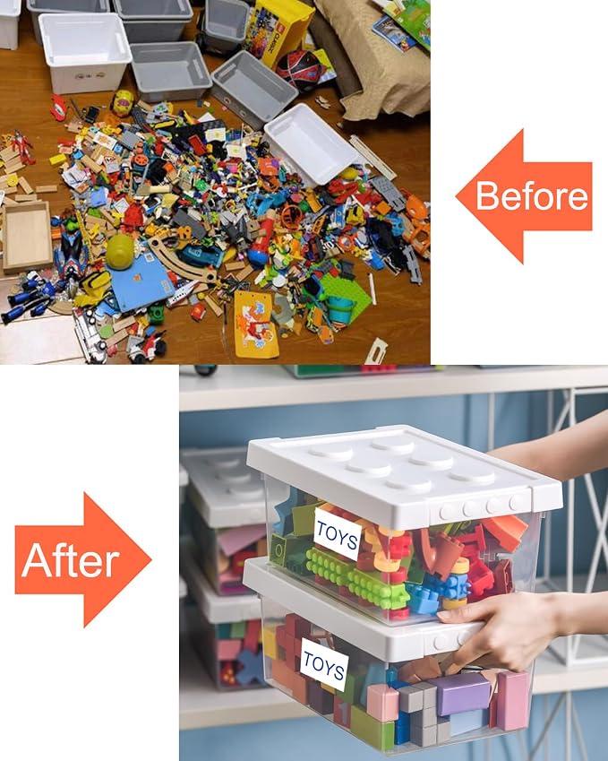 180 PCS Labels for Storage Bins, 2” X 4” Removable Labels for Storage Bins | - Image 5