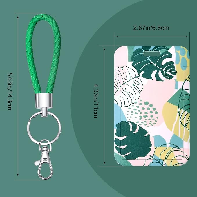 ID Card Badge Holder Key Chain - Image 2