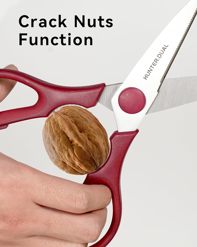 Kitchen Scissors for Food, HUNTER.DUAL Heavy Duty Come Apart Poultry Shears for - Image 3