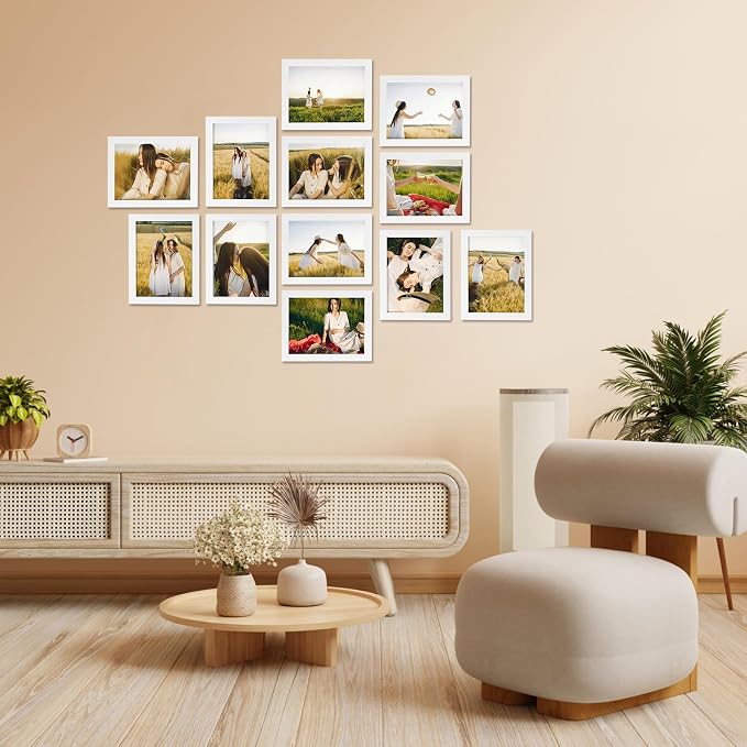 Giftgarden 6x8 Picture Frame White 6 x 8 Photo Frames Bulk - Image 4