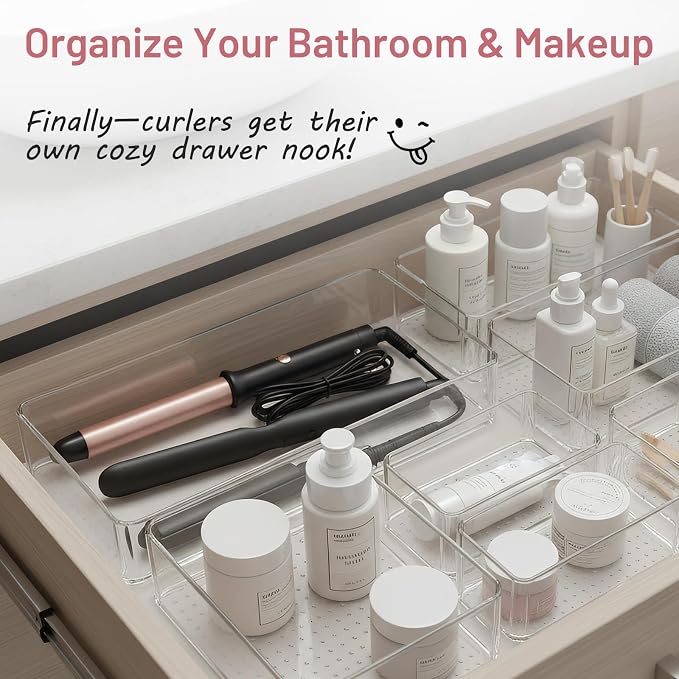 12 Pack Large Drawer Organizer Bins - Image 4