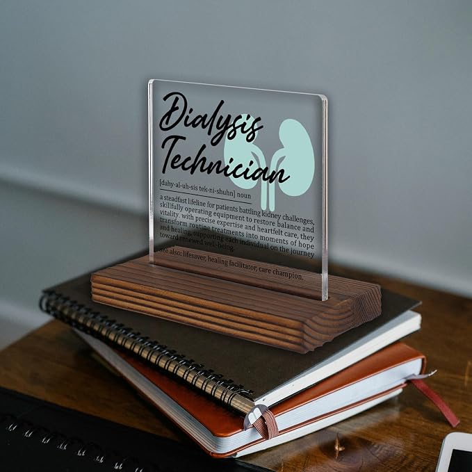 Dialysis Technician Gifts, Thank You Appreciation Plaque - Image 2