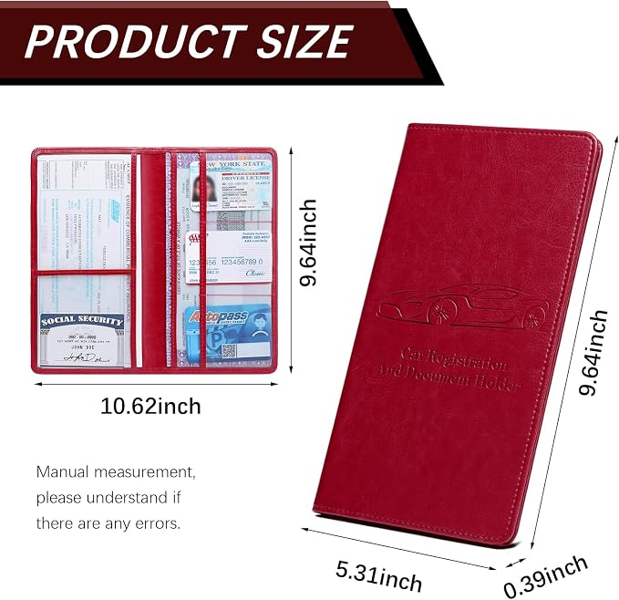 Car Registration and Insurance Card Holder - Image 4