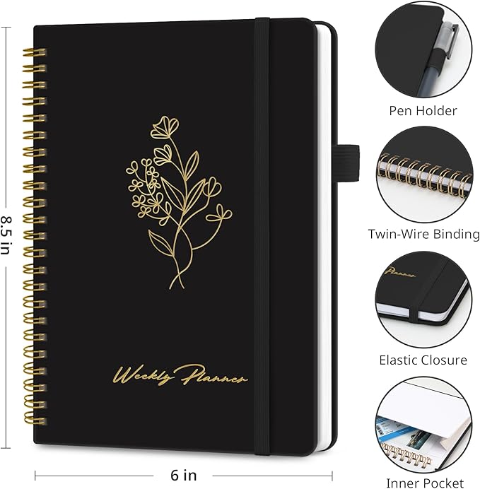 Taja Undated Weekly Planner, Weekly To Do List Notebook - Image 6