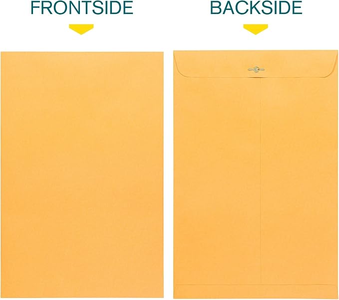 Clasp Envelopes – 10x15 Inches Brown Kraft Catalog Envelopes - Image 3