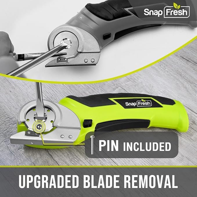 SnapFresh Cordless Electric Scissors, 4V Electric Mini Box Cutter, Carpet & - Image 6