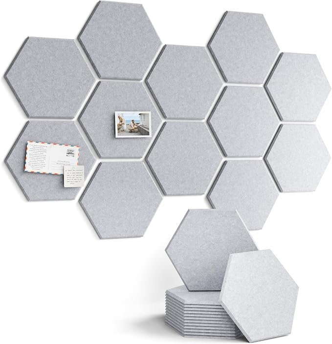Fluxynara Hexagon Cork Board Alternative by FLUXYNARA
