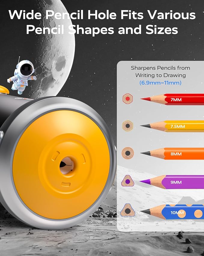 JUPITEARTH Electric Pencil Sharpener - Image 4