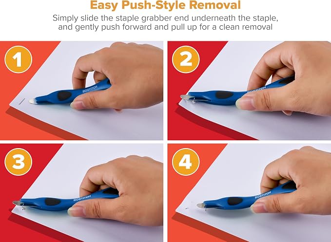 Bostitch Office Professional Push Style Easy Staple Remover - Image 5