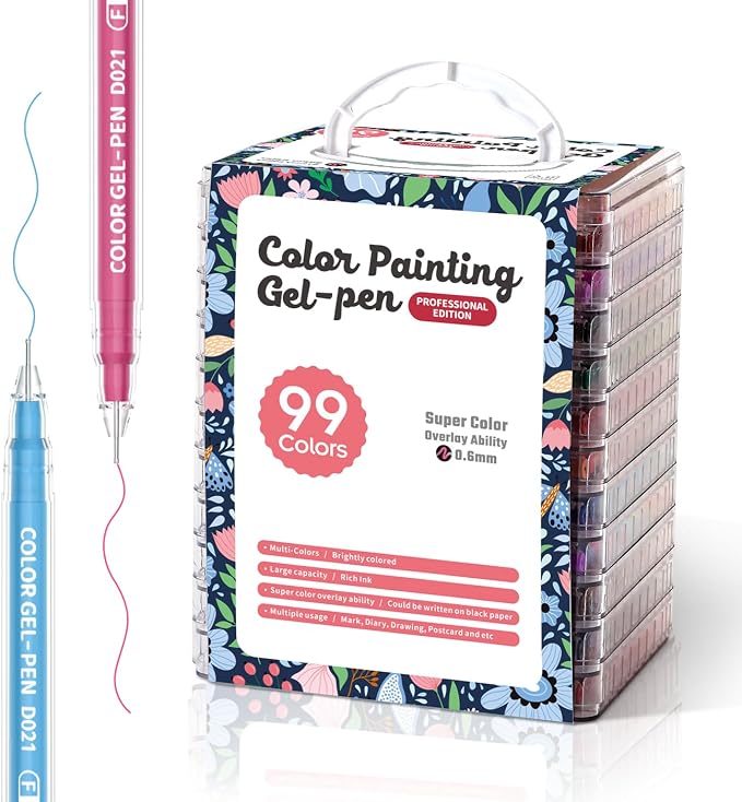 Acrylic Gel Pens for Coloring, Journaling, Note Taking by ReliableAffordableQuality