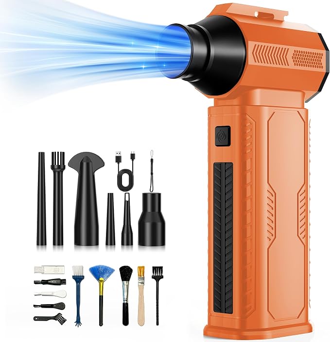 Compressed Air Duster, 000RPM Ultra-Powerful Electric Air Duster | 8000mAh by ZOAIVR