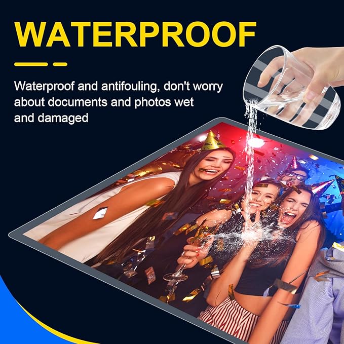 400 Pack Laminating Sheets, 3 Mil, 9 x 11.5 Inches Thermal Laminating Pouches Lamination Sheet Paper for Laminator, Clear, Letter Size, Office and School Supplies-DeskLoop Office