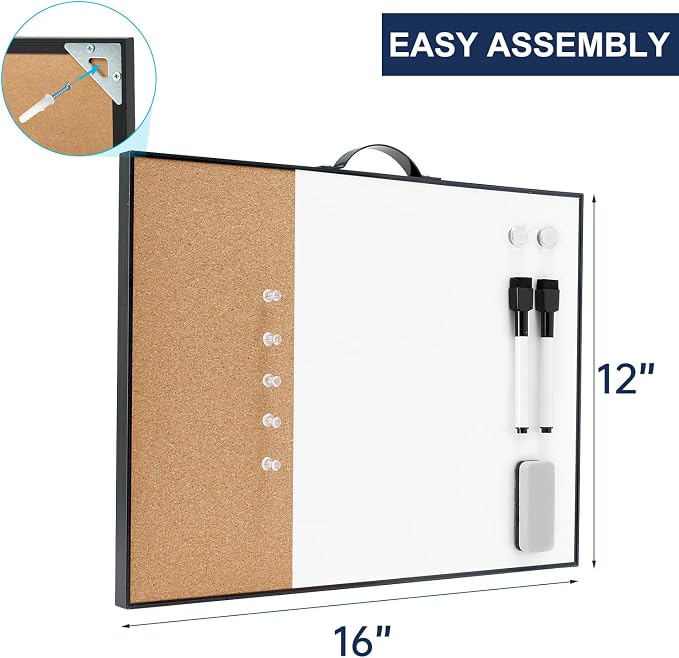 Small Cork Board Whiteboard Combo - Image 4