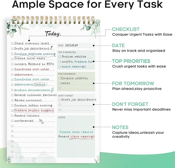 Taja To Do List Notepad - Image 2