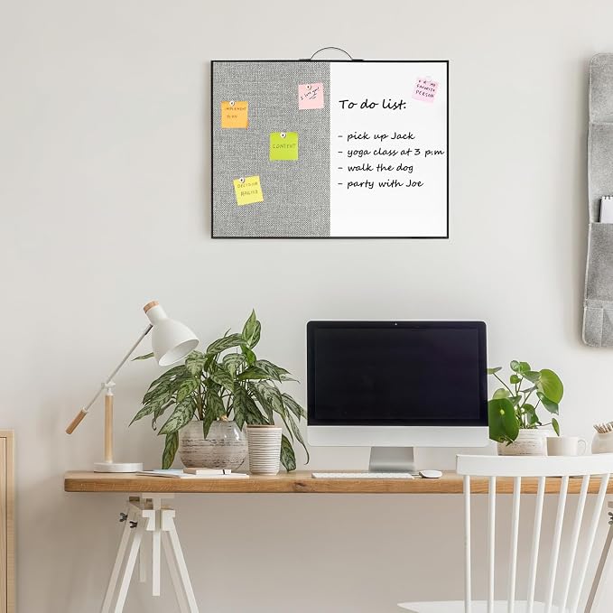 Small White Board Cork-Board Combo - Image 8