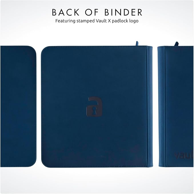 Vault X 12 Pocket Zip Binder, 480 Cards, Exo-Tec Material, 20 Side-Loading Pages - Image 8