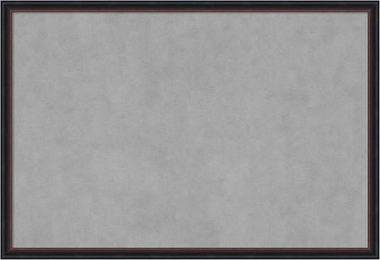 Amanti Art Black Framed Magnetic Board 26x38 Large Vision Board by AmantiArt