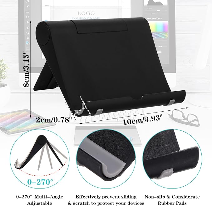 36 Pcs Cell Phone Stands Bulk Foldable Tablet Mobile Stand Adjustable Multi - Image 2