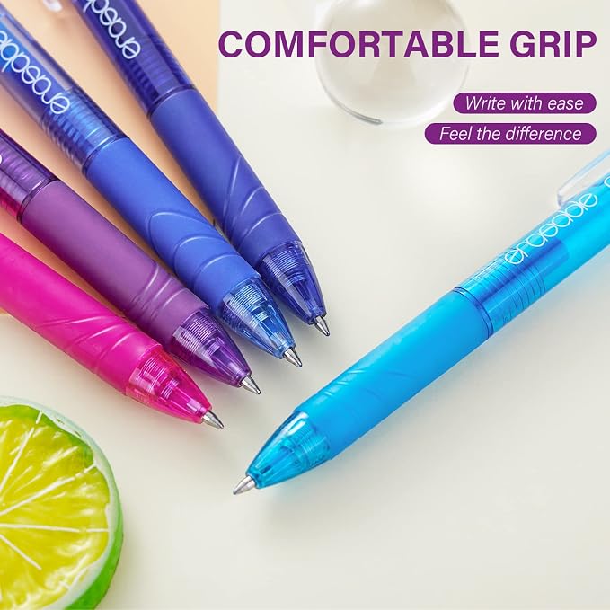 ParKoo Retractable Erasable Gel Pens Clicker, Fine Point 0.7mm - Image 7
