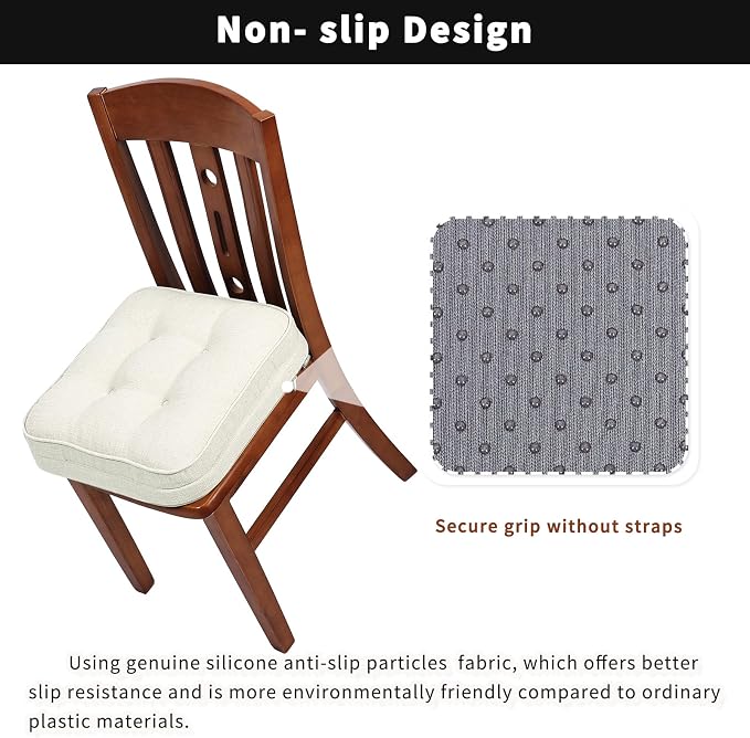 GOFORIT Memory Foam Cushion，Square Seat Cushions - Image 4
