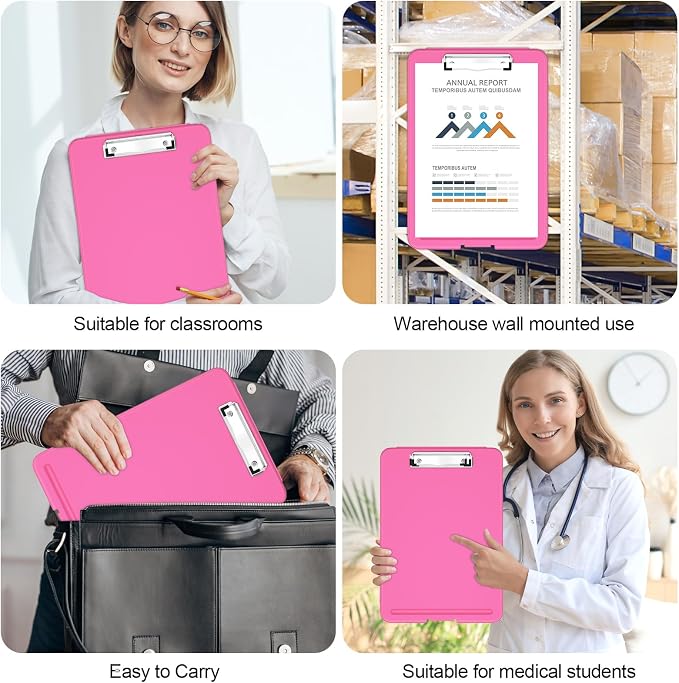 Hongri Clipboard with Storage, 8.5 x 11 Clip Board Foldable, Size 13.4 x 9.4 X - Image 7