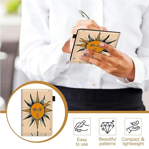 The Sun Large Server Book for Waitress & Waiter 9"x5.5" - Image 4