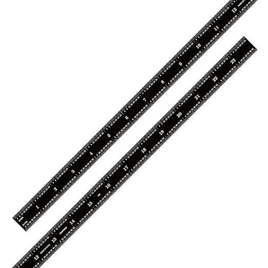 PEC Tools 24" Flexible Metal Ruler, Stainless Steel by PECTools