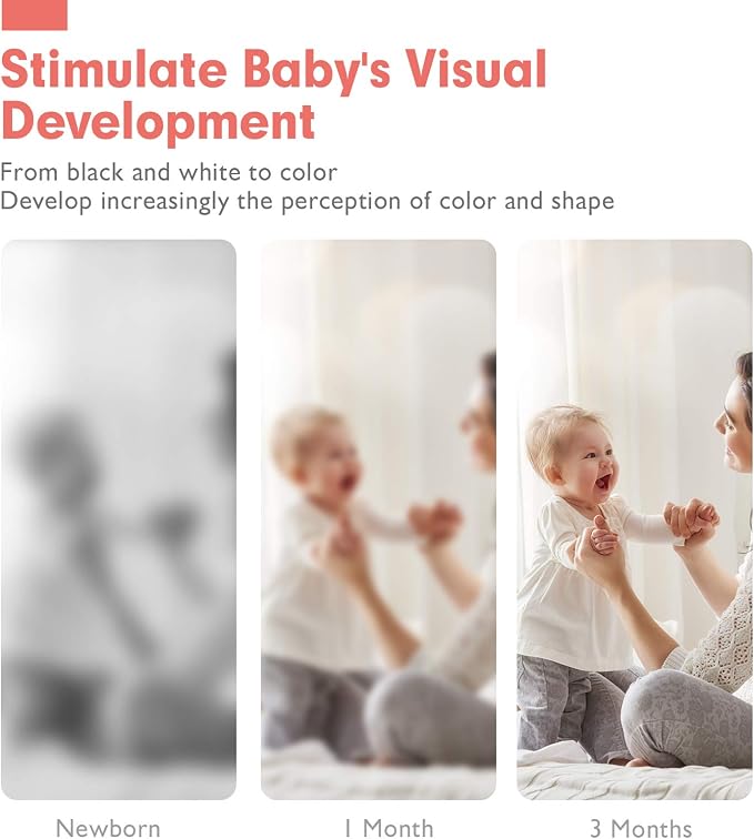 hahaland Contrast Flash Cards for Infants 0-36 Months, Newborn Sensory Visual - Image 3