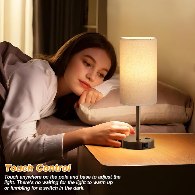 Dicoool Touch Bedside Table Lamp - Image 4