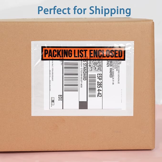 100 PCS 4.5"x 5.5" Packing List Envelopes - Image 3