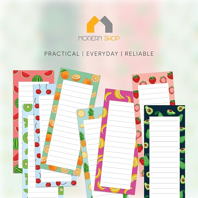 8 Magnetic Notepads – Notepads for Grocery List, Shopping List, To-Do List - Image 9