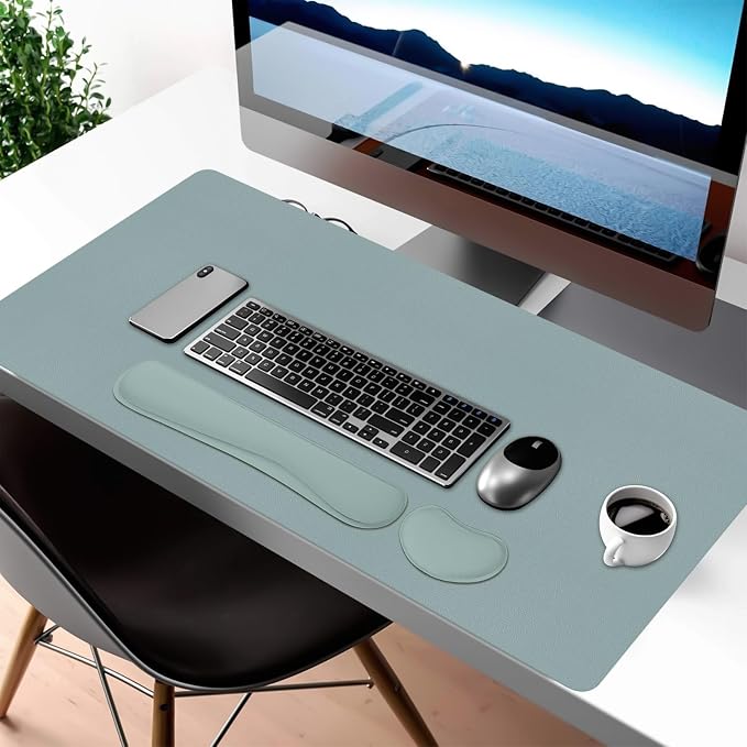 Desk Pad Mat Set, 3-in-1 Large Mouse Pads - Image 6