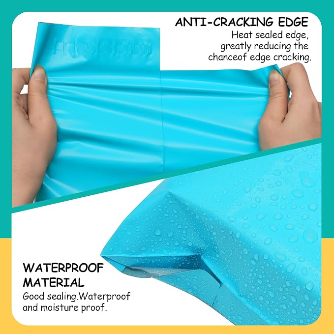 Poly Mailers 10x13 inch 100 Pcs, Waterproof and Tear-resistant Shipping Bags - Image 4