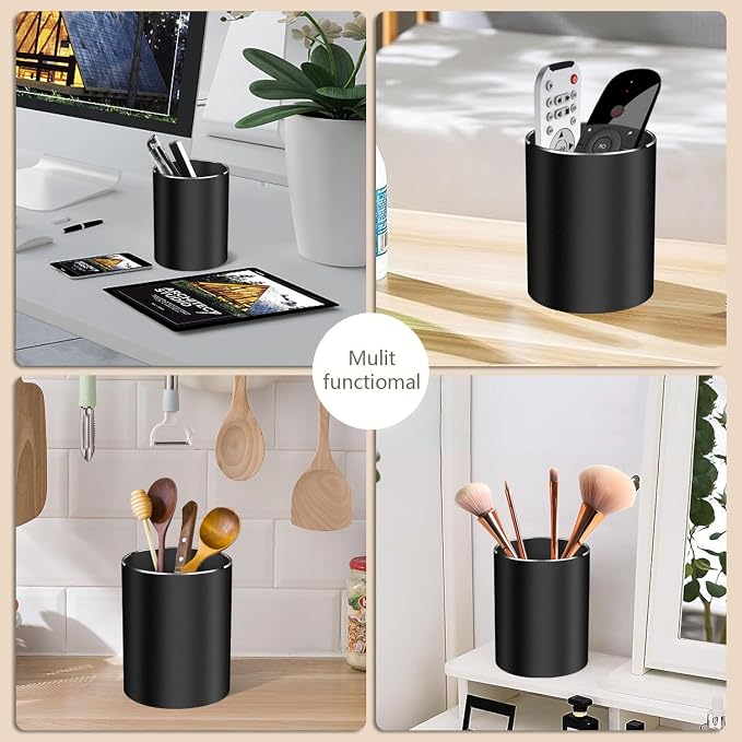 Pen holder, aluminum alloy waterproof pen holder, desktop simple and modern - Image 5
